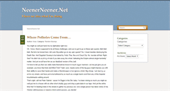 Desktop Screenshot of neenerneener.net